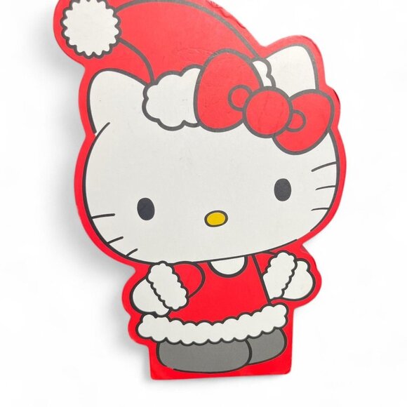 Hello Kitty Christmas Wooden Wall Art/Plaques - Santa & Christmas Stocking - New - Picture 3 of 4